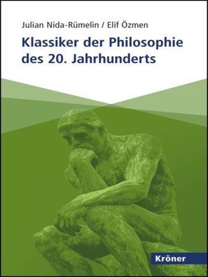 cover image of Klassiker der Philosophie des 20. Jahrhunderts